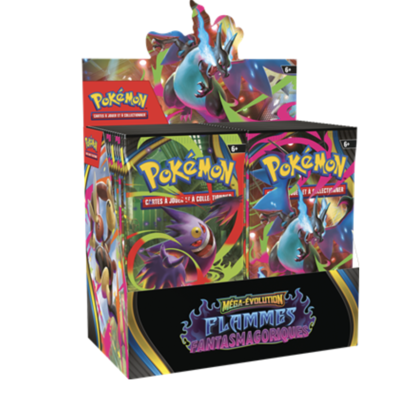 Display 36 boosters scellés pokemon ME02 flammes fantasmagorique FR