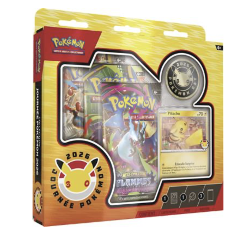 POKÉMON : COFFRET POKÉMON DAY 26 (3B+CARTE EXCLU)