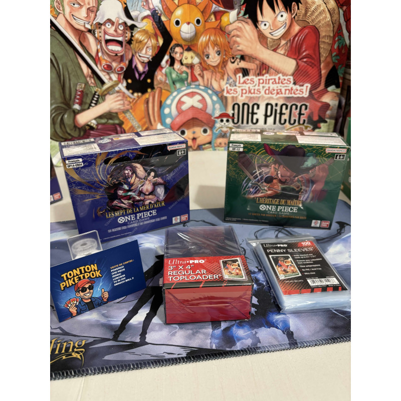 OFFRE SPECIALE !! 1 display OP14 FR + 1 DISPLAY OP12 FR + Sleeves + Toploaders !!!