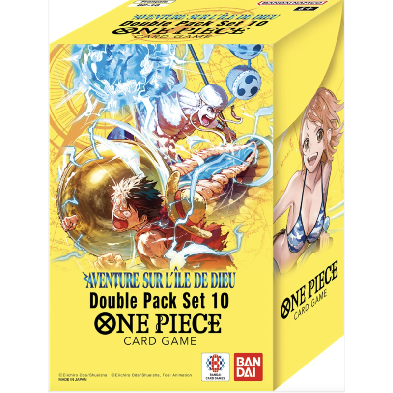 Double Pack Set DP10 OP15-EB04 [FR] One Piece Aventure sur l'île de dieu scellé