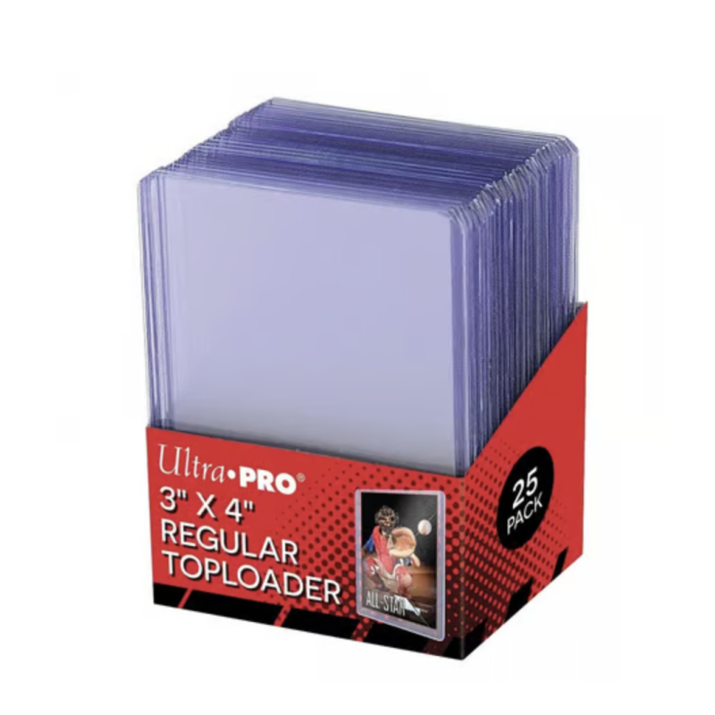 Protèges Cartes Standard - Toploader Transparent Regular x25
