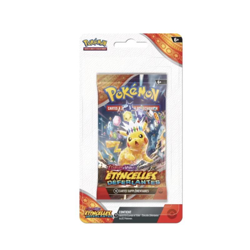 Pokémon – Booster Blister Etincelles Déferlantes – EV08 – En Français (Aléatoire)