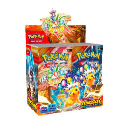 Display 36 boosters Pokémon...