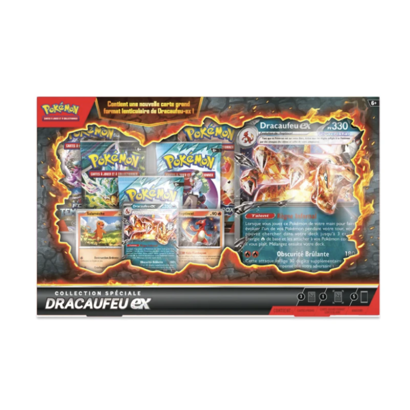 Pokémon - Coffret Collection Spéciale Juin 2025 : Dracaufeu ex