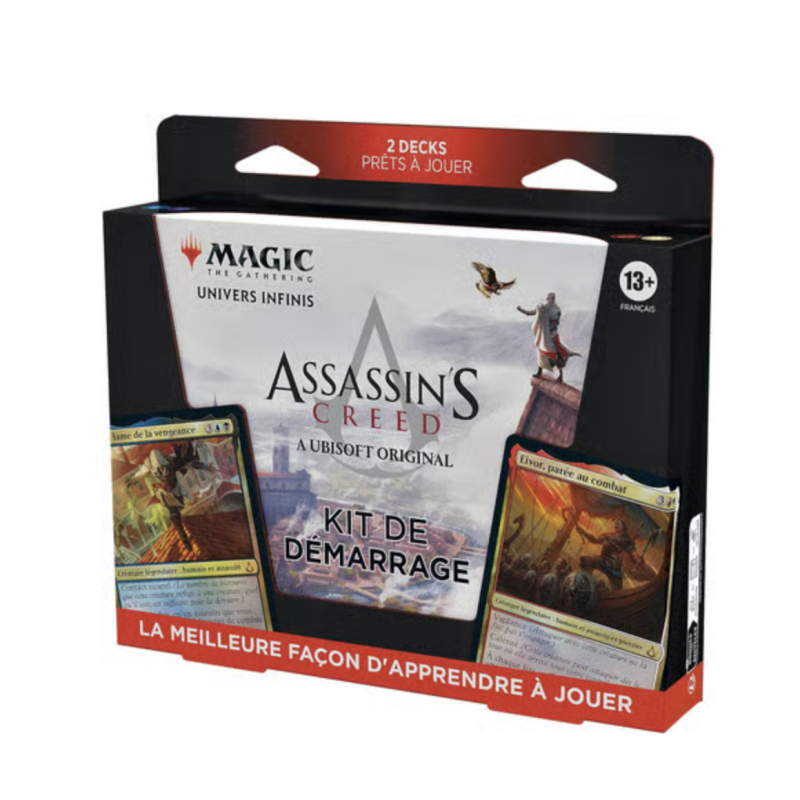 MAGIC: THE GATHERING - UNIVERS INFINIS : ASSASSIN'S CREED - KIT DE DÉMARRAGE (2 DECKS PRÊTS-À-JOUER) - FR