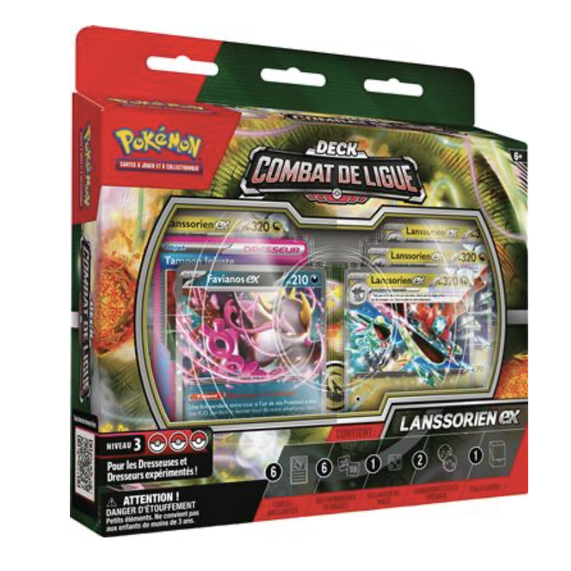 POKÉMON : DECK COMBAT DE LIGUE LANSSORIEN-EX