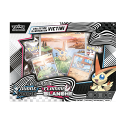 Pokémon : Coffret Collection Illustration Foudre Noire&Flamme Blanche EV10.5 - Victini