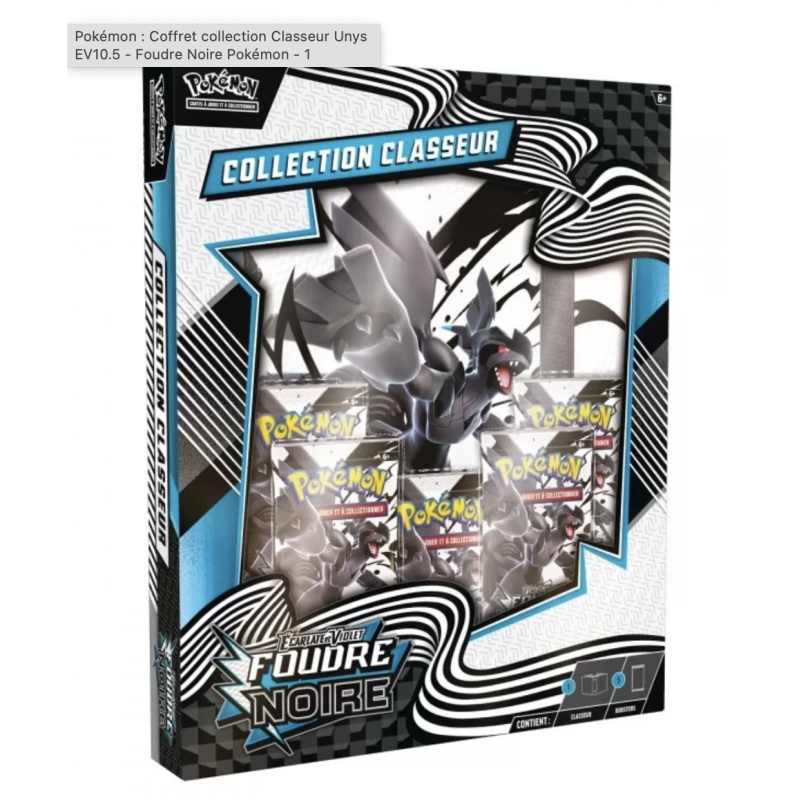 Pokémon : Coffret collection Classeur Unys EV10.5 - Foudre Noire