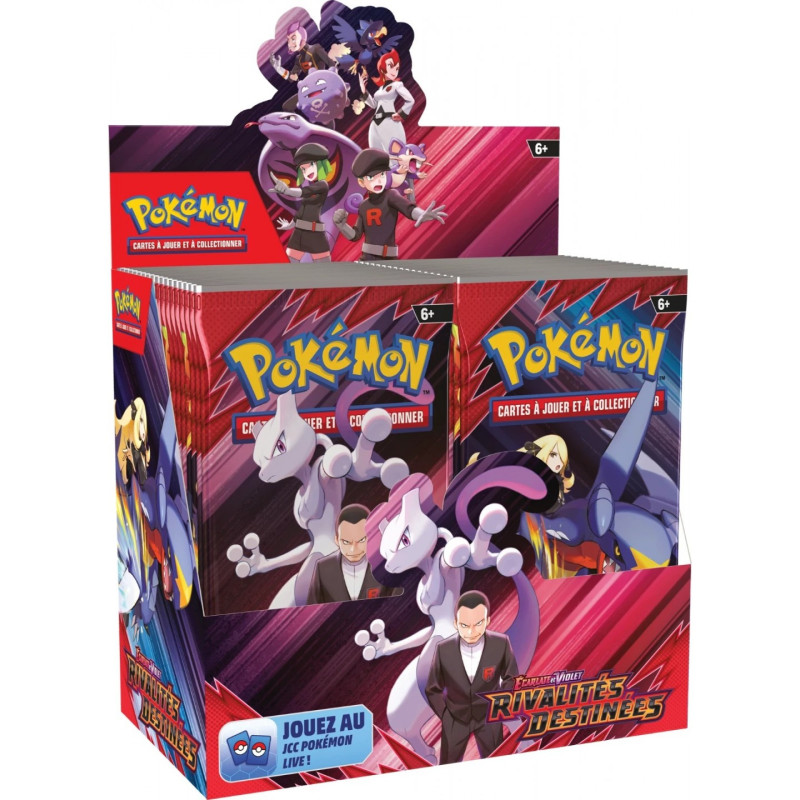 Display / Boite de 36 Boosters EV10 : Rivalités Destinées - Pokémon FR
