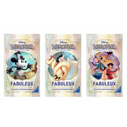 DISNEY LORCANA JCC : FABULEUX - DISPLAY DE BOOSTERS (24 BOOSTERS) - FR