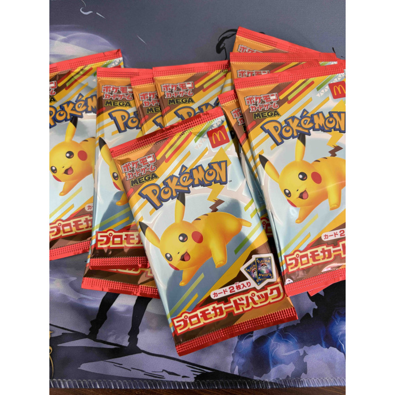 Booster Pokémon Pikachu Promo McDonald’s 2025 020/M-P Japonais Expédié de France