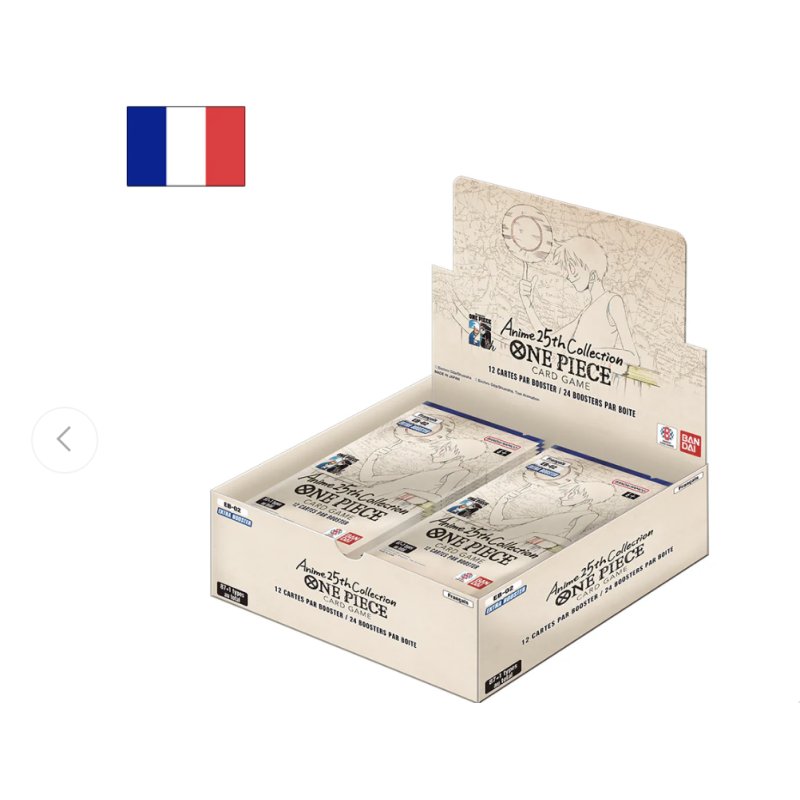One Piece : Display de 24 boosters - EB02 Anime 25th Collection FR